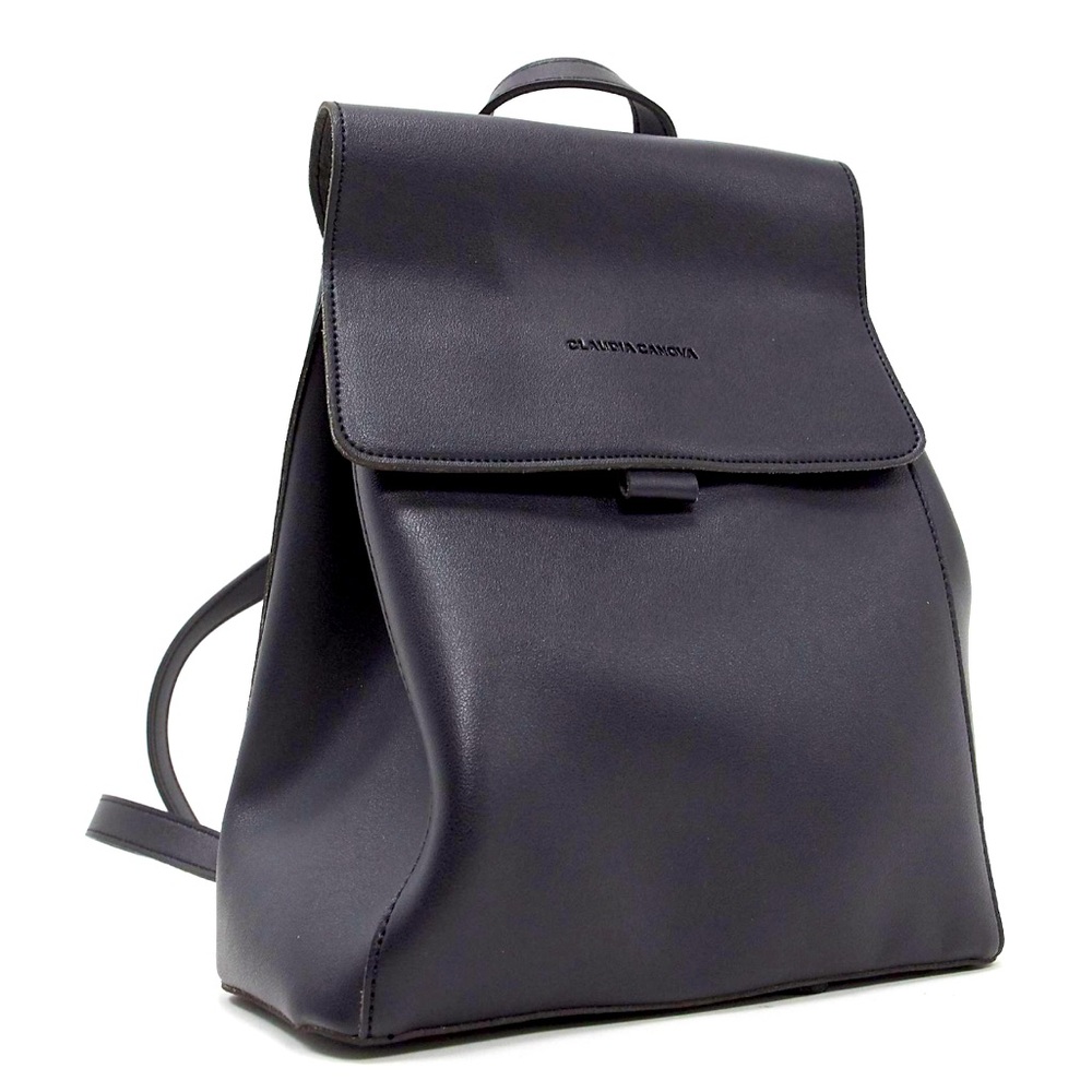 ASOS Claudia Canova Faux Leather Black Backpack